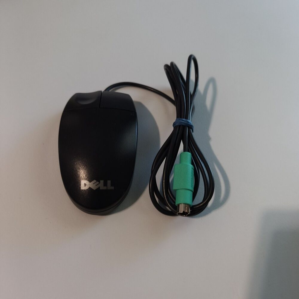 Dell Logitech M-S34 roller ball PS2 MS34 Vintage Mouse